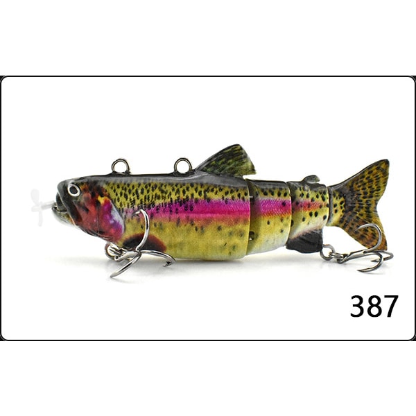 Luretron Elektrisk Fisk, Luretron Fisk Micro Leddelt Swimbaits 387