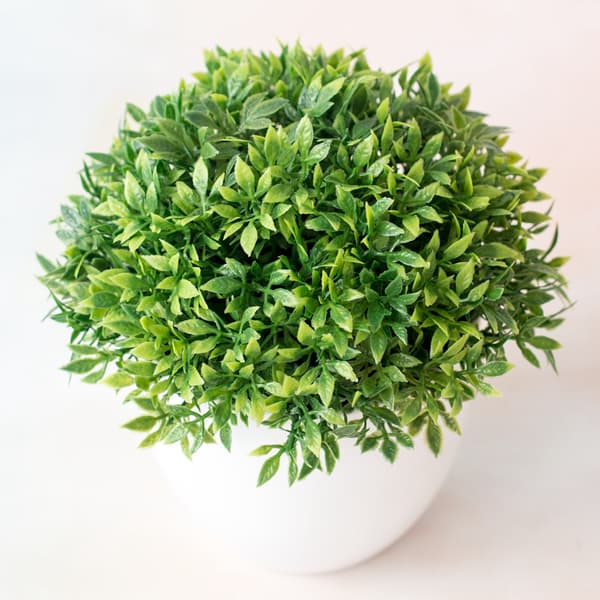 1 Pakke Mini Kunstige Potteplanter - Kugleformet Kunstig Pl