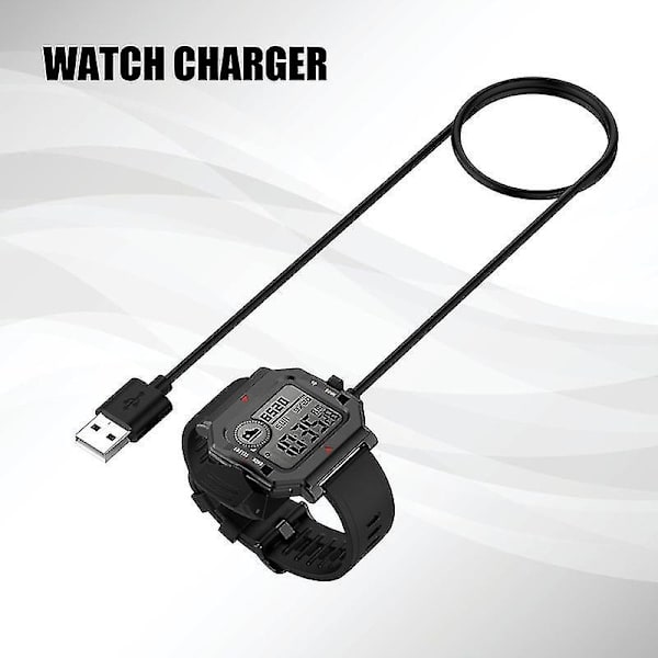 Bärbar USB-laddningskabel Snabb laddningshastighet Tålig Smartwatch Laddare Enhet För Huami Amazfit Neo..
