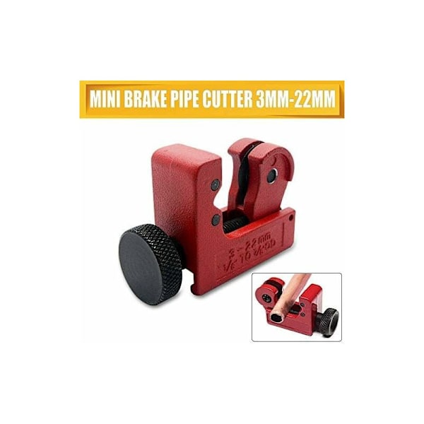 Minirörsavskärare, 3-22mm kopparrörsavskärare, bromsrörsavskärare, c