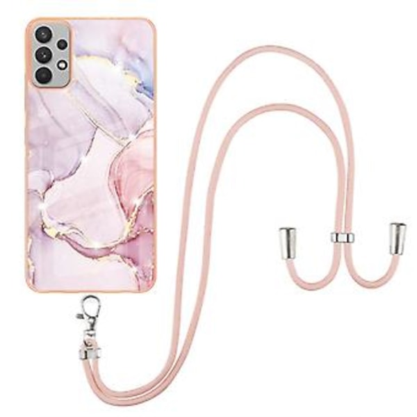 Marmor IMD TPU Mobilskal För Samsung Galaxy A33 5G Rose Gold 005