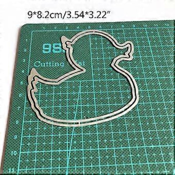 Söt Anka Form Skakare Metall Skärande Dies Stencil DIY Scrapbooking Präglingsverktyg Die Cuts Papperskort Album Mall Dekoration Hantverk