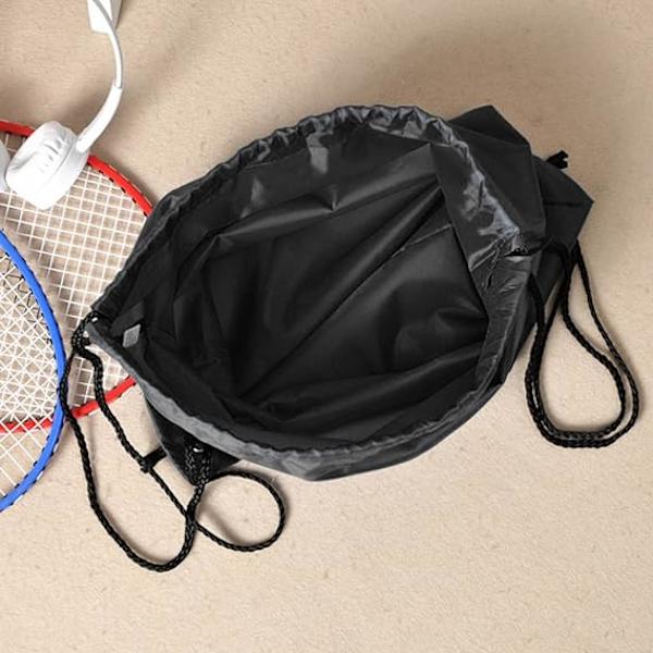 Foldbar Sport Rygsæk Snørebåndstaske Hjem Rejse Opbevaring Brug