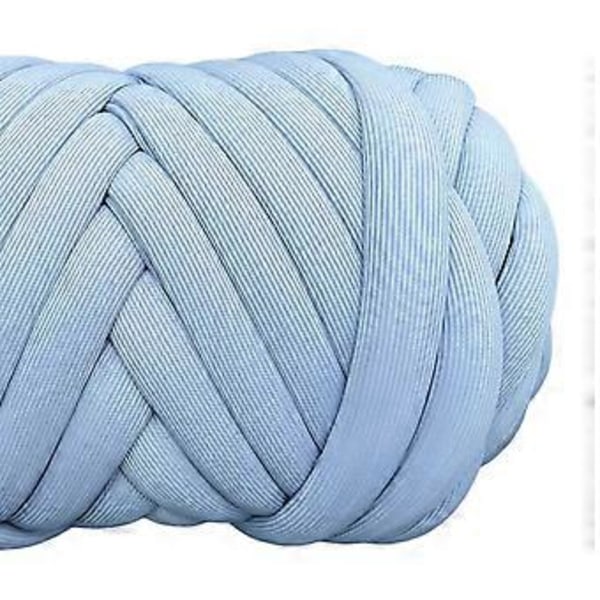 1000G Paksu Lankajumbo Putkimainen Lanka DIY Painolanka Käsineulonta Virkkaus Käsivarsi Neulottu Lanka Paksu Lanka Hattuihin Koreihin Lemmikkisänkyyn Kudonta Huivi Vaaleansininen Light Blue
