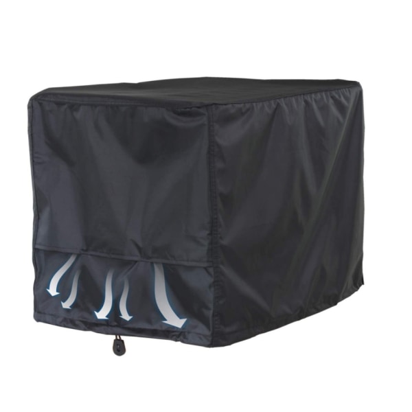 Bärbar Generator Små Utomhus Regnskydd 66*50*50cm Svart Tillbehör