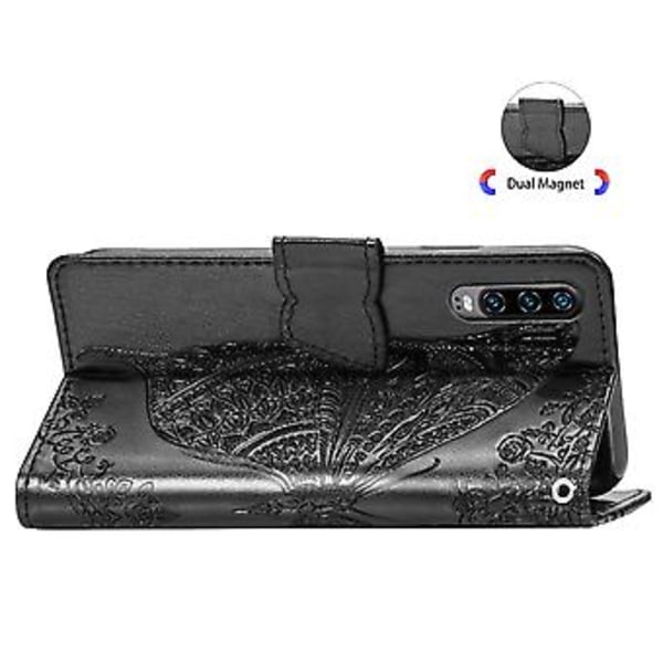 Läderfodral för Huawei P30 Black