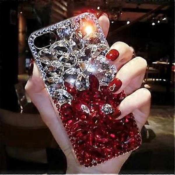 Bling Diamant Skal Kompatibel Samsung S21 Plus / S30 Plus, Glittrande Kristall Strass Glänsande Glitter Helt Klara Stenar Baksida Skal - Klar R A