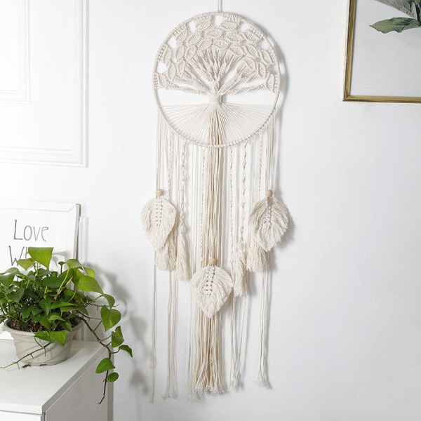 Tree of Life Dream Catcher, Macrame Wall Hanging Large Dreamcatc