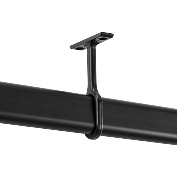 4 stk., Oval klesstangs midtstøtte, Metall, For oval klesstang