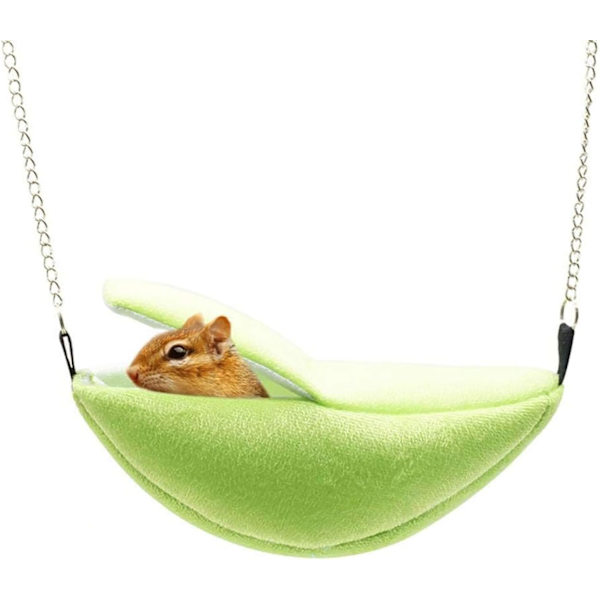 (Banangrønn) Banan Hamster Seng Hus Hamster Hengekøye Seng