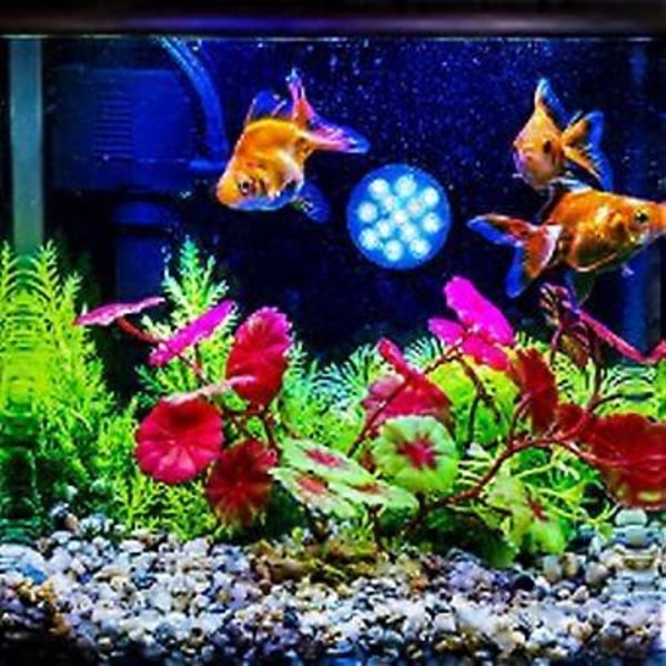 Lumires LED Undervattenslampor 2-pack 13-LED Lampa LED Undervattens 16 RGB Färger Undervattens LED IP68 Vattentät LED-lampor med Fjärrkontroll Dekoration för