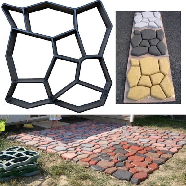 1 stk. pakke, 36*36cm haveform, elegant design, nem at bruge