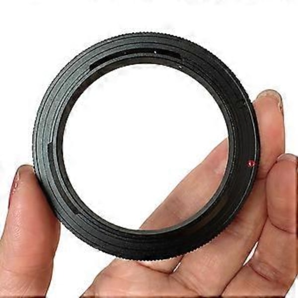 Elevates Photography Metallinen linssin kääntöadapteri kameroille Kiinnityslinssin kiinnityssovittimet Työkalu 49mm/52mm/58mm 58mm