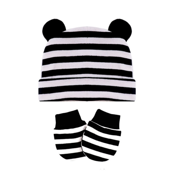 Bomulls- og spandexbeskyttende etui for babybruk Striper