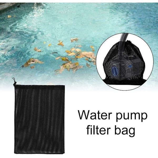 2-pack dammfilterpåsar, återanvändbara filterpåsar med dragsko, dammfilterpåsar