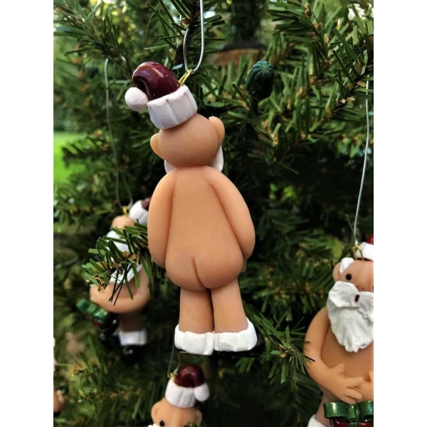 2 st juldekorationer rea ​​utförsäljning stygg jultomte jul