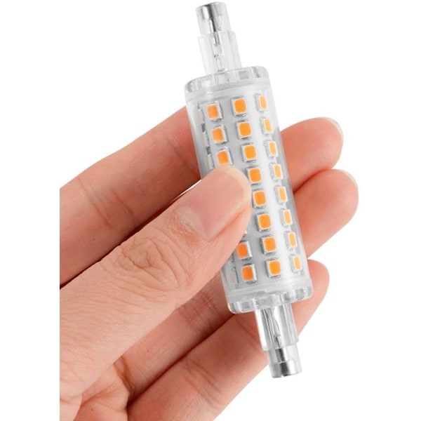 (Varm vit) 78MM 2835 SMD R7S Bas J78 LED Majskolv Glödlampa, 10W Halogen