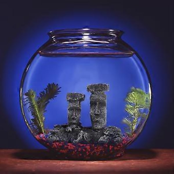 Akvariedekoration Fisktank Rockery Prydnad Stenstaty Vy Ornament