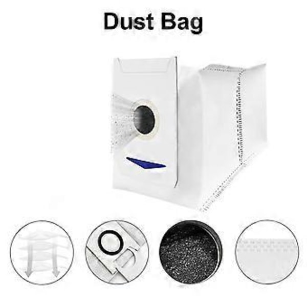 Lisätarvikkeet ECOVACS DEEBOT T30 Omni / T30 PRO Omni Robotti-imurille Sivuharja Hepa-suodatin M