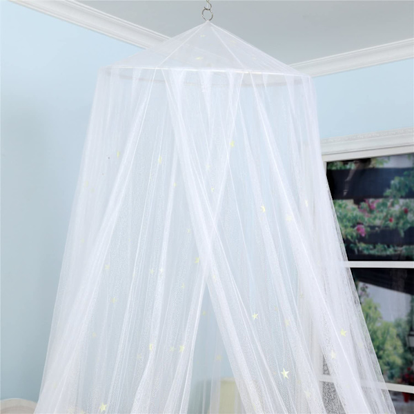Sänghimmel med självlysande stjärnor, (60*250*880cm)