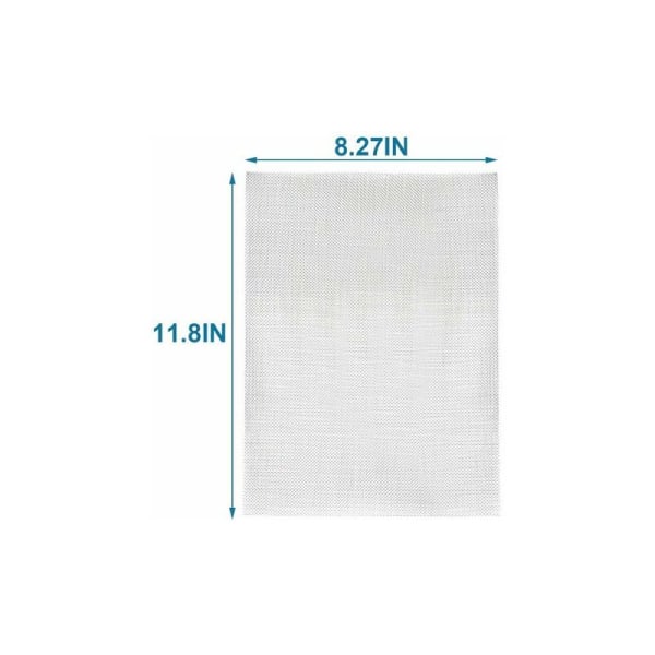 5-pakke 304 rustfritt stål vevd trådgarn, luftnett 11,8\" x 8,2\"