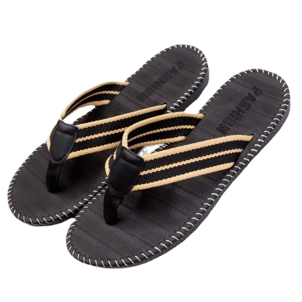Herre og dame flip flops flate flip flops sommer tøfler strand og P
