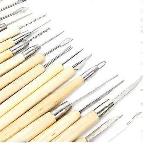 1 pakkaus Keramiikkasavi Veistotyökalusetti (22 kpl) 22pcs