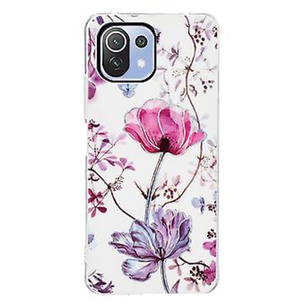 PC + TPU Skal För Xiaomi Mi 11 Lite 5G Silver