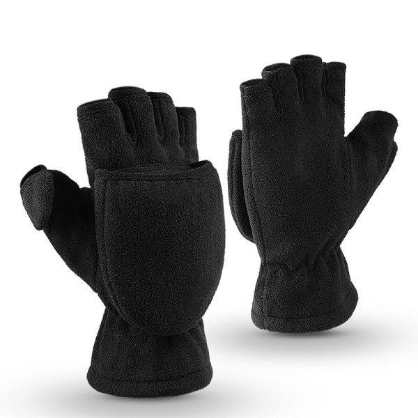 Vinter konvertible handsker til mænd og kvinders varme ekstreme fløjl