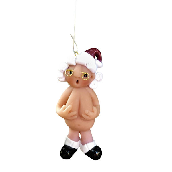 2 st juldekorationer rea ​​utförsäljning stygg jultomte jul