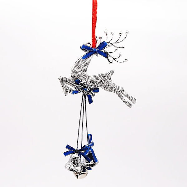 Julgransklockor Ornament 3 st Röda Julgranskulor Jul