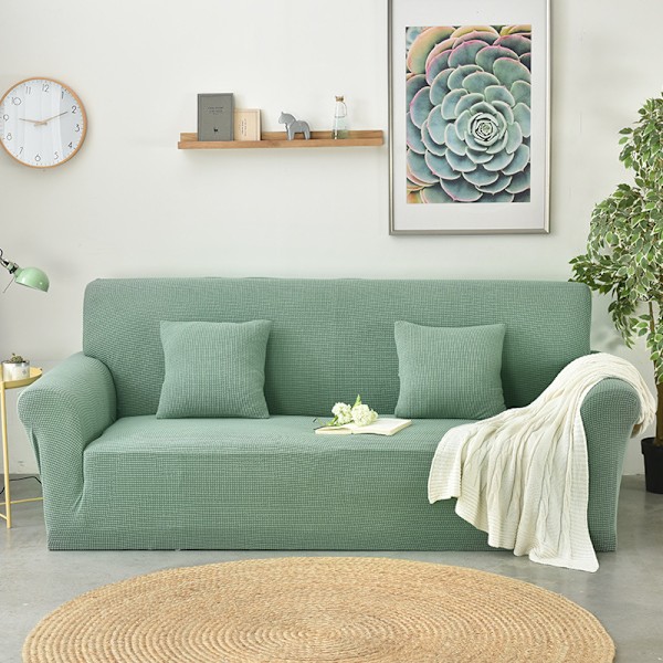 2-personers sofasovertræk stræk polyester støvtæt sofa beskyttelse