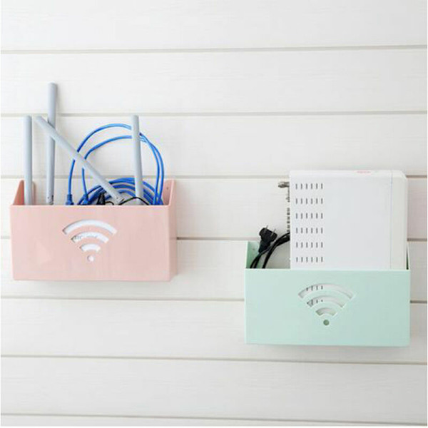Hjem Kreativ WiFi Router Vægskab Væghængt Dekoration Med