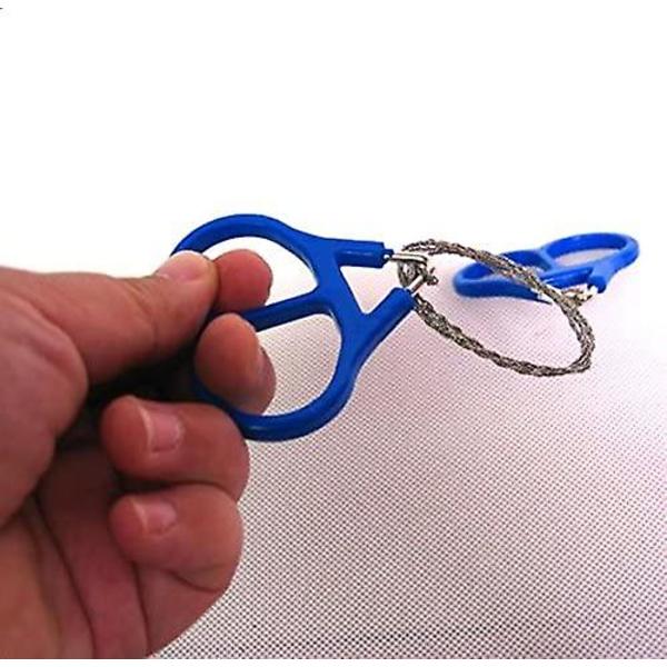 Commando Jigsaw Survival Metal Ring Puunleikkaus Leirintä Metsästys