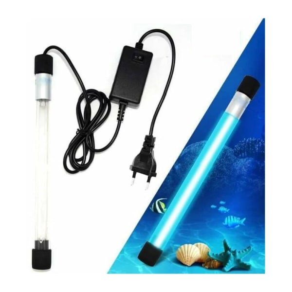 Akvarie Steriliseringslampe Undervanns EU-plugg Type 9W Stue