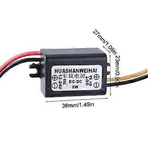 DC-DC Konvertere 12V-24V til 9V 1A/2A/3A Step-Down Konverter Modul Reducerede Spændingsregulatorer Bil Strøm Konvertere 2A