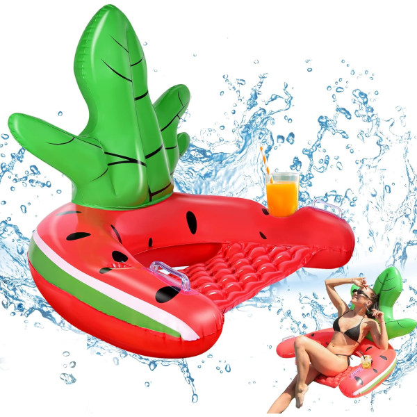 Uppblåsbara poolflottörer, uppblåsbar poolflottörstol, flytande skinka