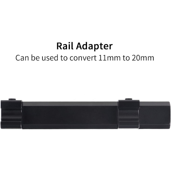 11mm - 20mm Weaver/Picatinny -kiskoadapteri Airsoftille