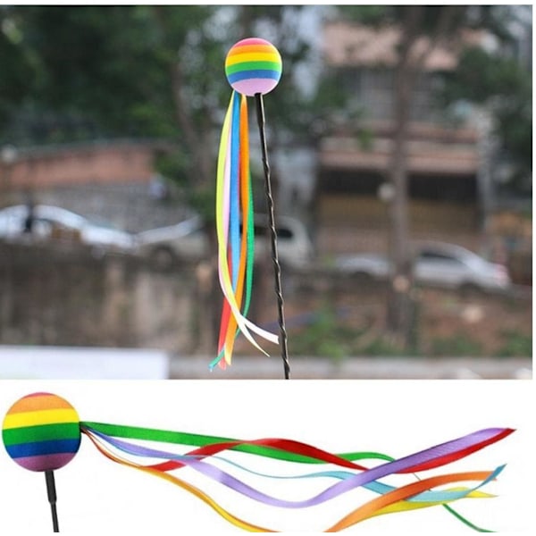Bilantenne Regnbue Ballon Antenne Topper Eva Skum Dekoration