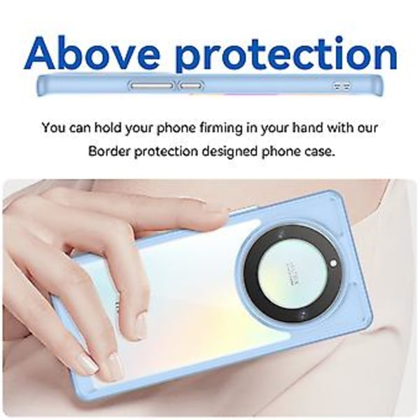 Akryyli + TPU Puhelinkotelo Honor Magic5 Lite -puhelimelle Blue