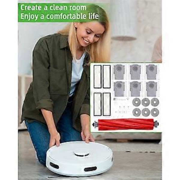 Til Roborock Q Revo S/Q Revo MaxV/Q Revo Pro Robot Støvsuger Hoved Sidebørste Hepa Filtre Moppe C