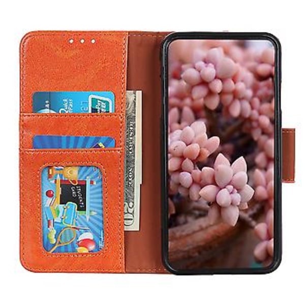 OnePlus Nord N100 Nahkakotelo Orange