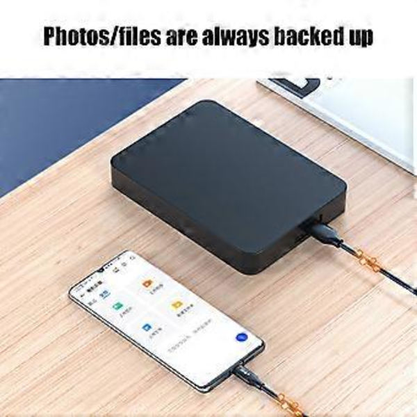 USB C till B 3.0 Kabel Snabb Datasynkroniseringssladd För Bärbara Datorer Hårddisk USB Typ C B Kabel 1m