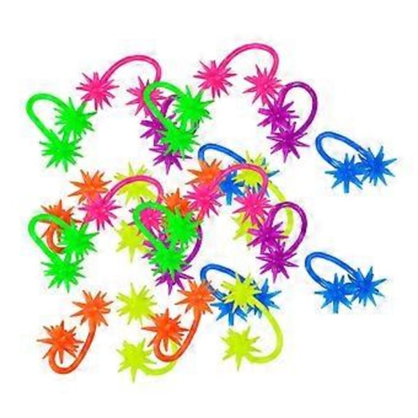 24-pak Børne Meteor Hammer Gummi Squishy Sticky Hammer Forsyninger( )