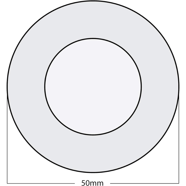 10 kpl Korvapehmusteita Kuulokkeille - Musta Vaahto - 50mm