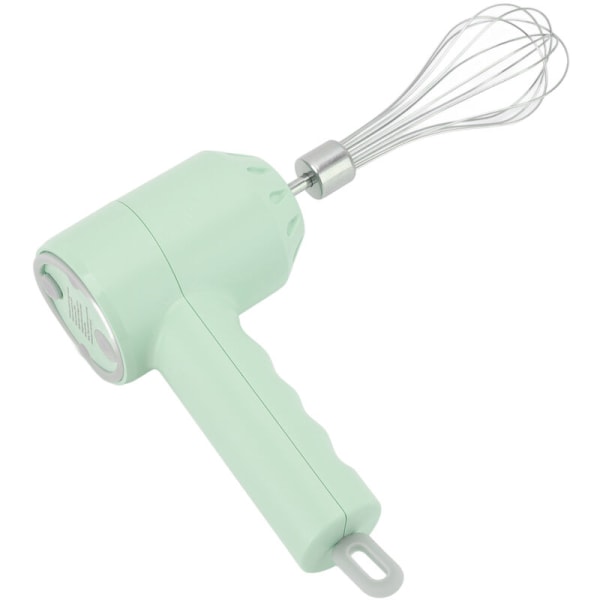 3-växlad sladdlös elektrisk handmixer 20W kökshandmixer med äggvisp för matlagning grön