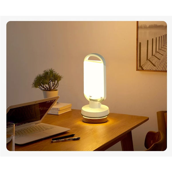 Solcellsladdad, Bärbar Campinglampa med Justerbar Ljusstyrka