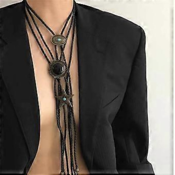 Turkoosi Bolo Solmio Länsimainen Vintage Bolo Solmio Tähti Bolo Solmio Cowboy Solmio Alkuperäiskansojen Amerikkalainen Bolo Solmio Miesten Länsimainen Bolo Solmio bronze white