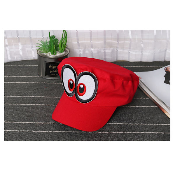 Super Odyssey Rød Hat 3D Hævede Øjne Hat, Fashionable Sjov Vogn