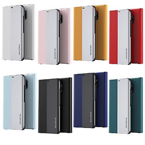 Side Elektropletteret Læderetui til Huawei P30 Pro